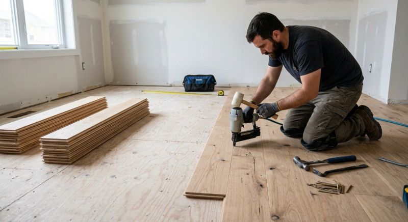 Oak Floor Installation in North Las Vegas, NV