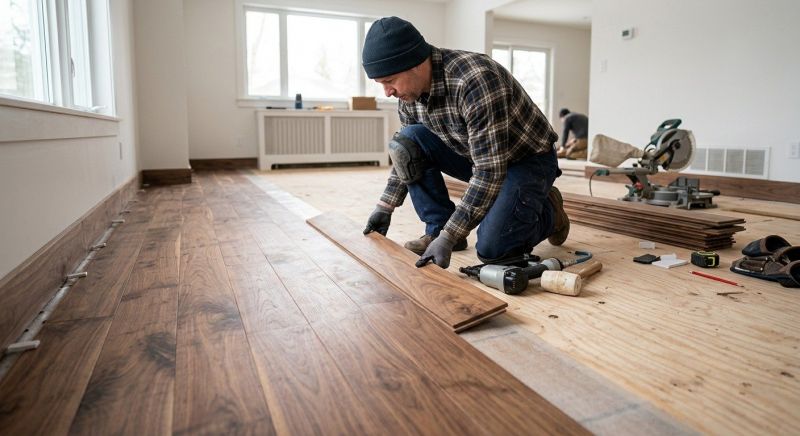 Walnut Flooring Installation in Henderson, NV
