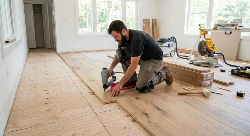 White Oak Floor Installation in Henderson, NV