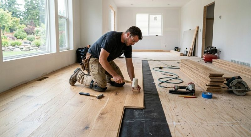White Oak Floor Installation in Henderson, NV